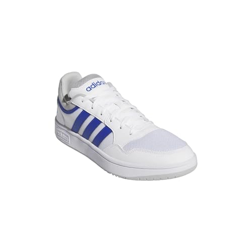 adidas Hoops 3.0 Sneaker Trainer Schuhe (White/royal, EU Schuhgrößensystem, Erwachsene, Numerisch, M, 44) von adidas