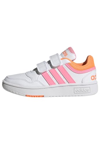 adidas Hoops Lifestyle Basketball Hook-and-Loop Shoes Schuhe, Cloud White/Beam Pink/Orange, 29 EU adidas Hoops Lifestyle Basketball Hook-and-Loop Shoes Schuhe, Cloud White/Beam Pink/Orange, 29 EU von adidas