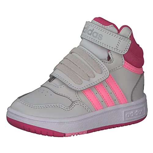 Adidas Hoops MID 3.0 AC I Sneaker, Grey one/Team real Magenta/Beam pink, 24 EU von adidas