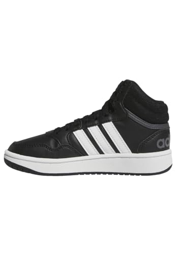 adidas Hoops Mid Shoes Schuhe, Core Black/Cloud White/Grey Six, 35 EU von adidas