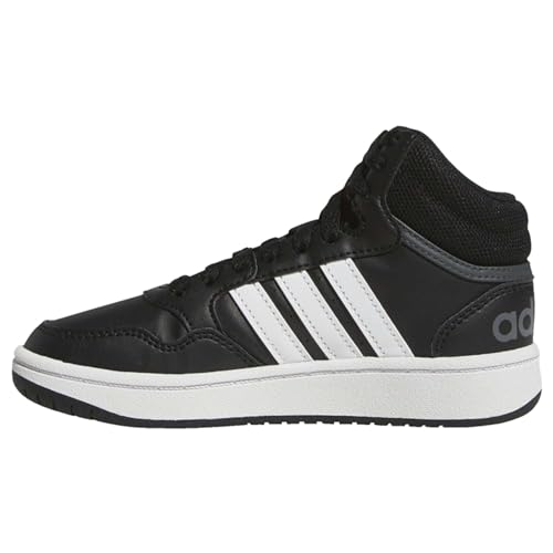 adidas Hoops Mid Shoes Basketball Shoe, core Black/FTWR White/Grey six, 40 EU von adidas