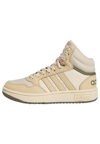 adidas Hoops Mid 3.0 Shoes Kids Sneaker, Magic beige/Magic beige/Sand strata, 36 2/3 EU von adidas