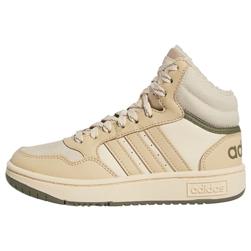 adidas Hoops Mid 3.0 Shoes Kids Sneaker, Magic beige/Magic beige/Sand strata, 36 2/3 EU von adidas