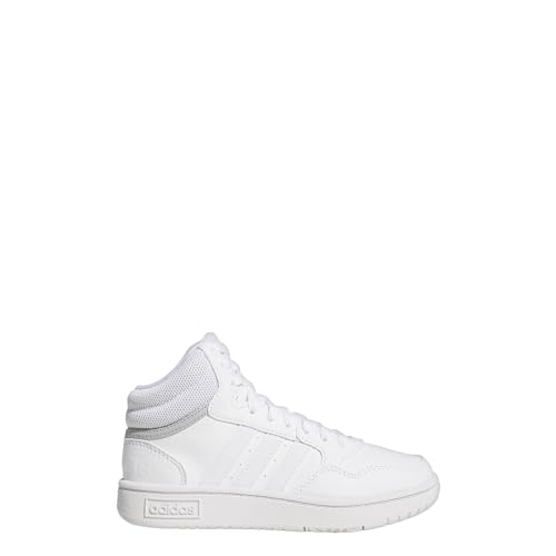 adidas Hoops Mid Shoes Basketball Shoe, FTWR White/FTWR White/Grey Two, 30.5 EU von adidas