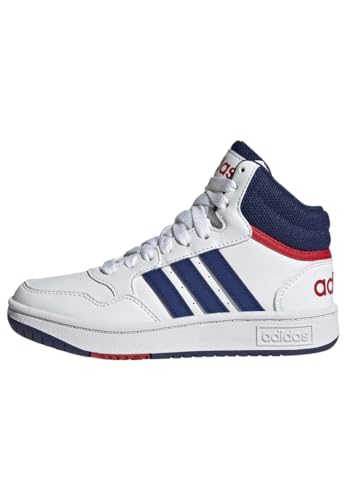 adidas Hoops Shoes-Mid (Non-Football), FTWR White/Victory Blue/Better Scarlet, 37 1/3 EU von adidas