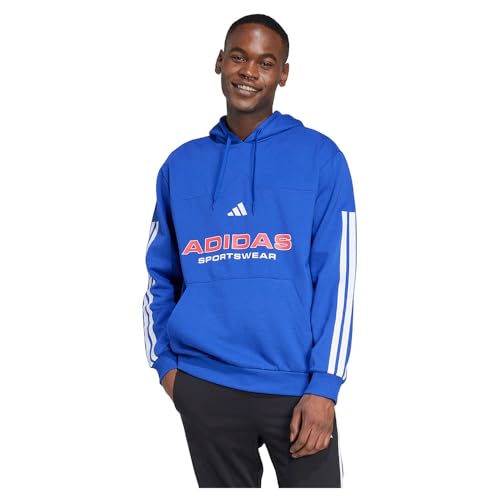 adidas House of Tiro Nations Herren-Kapuzenpullover für Erwachsene, Dunkelblau / Weiß, M adidas House of Tiro Nations Herren-Kapuzenpullover für Erwachsene, Dunkelblau / Weiß, M von adidas