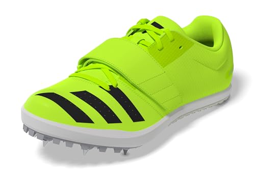 adidas Jumpstar Track and Field Sneaker für Herren, Lemon/Halo Silver/Halo Silver, 47 1/3 EU von adidas