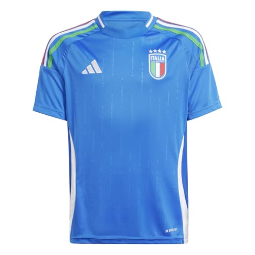 adidas Jungen FIGC H JSY Y Trikot (Kurze Ärmel), blau, 9-10 Jahre von adidas