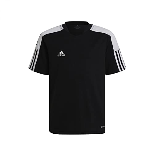 adidas Jungen Tiro T-Shirt, Black, 128 von adidas