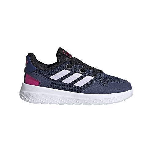 adidas Jungen Unisex Kinder Archivo I Laufschuhe, Indigo Tech/Purple Tint/Shock Pink, 23 EU von adidas