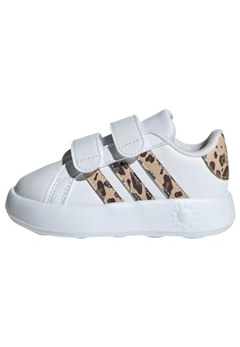 adidas Jungen Unisex Kinder Grand Court 2.0 Shoes Kids Tennisschuhe, Cloud White/Magic Beige/Matte Gold, 21 EU adidas Jungen Unisex Kinder Grand Court 2.0 Shoes Kids Tennisschuhe, Cloud White/Magic Beige/Matte Gold, 21 EU von adidas
