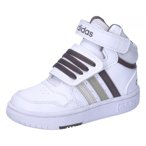adidas Unisex Kinder Hoops Mid Shoes Schuhe, Cloud White/Orbit Grey/Putty Grey adidas Unisex Kinder Hoops Mid Shoes Schuhe, Cloud White/Orbit Grey/Putty Grey von adidas