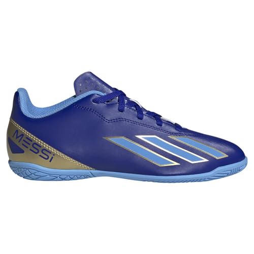 adidas Jungen Unisex Kinder X Crazyfast Messi Club Indoor Boots Fußballschuhe, Lucid Blue/Blue Burst/Cloud White, 29 EU adidas Jungen Unisex Kinder X Crazyfast Messi Club Indoor Boots Fußballschuhe, Lucid Blue/Blue Burst/Cloud White, 29 EU von adidas