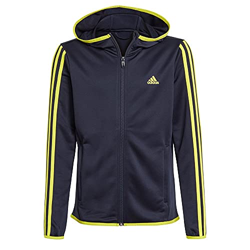 adidas Kinder DESIGNED2MOVE AEROREADY PRIMEGREEN Kapuzenjacke blau 140 von adidas