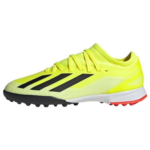 adidas Kinder Fussballschuhe X CRAZYFAST League TF J Team Solar Yellow/Black/White 36 2/3 von adidas