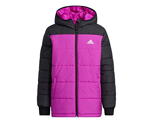 adidas Performance Padded Winterjacke Kinder pink/schwarz, 140 von adidas