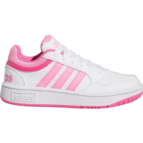 adidas Kinder Sneaker Hoops 3.0 FTWR White-Bliss pink-Pulse Magenta 37 1/3 von adidas