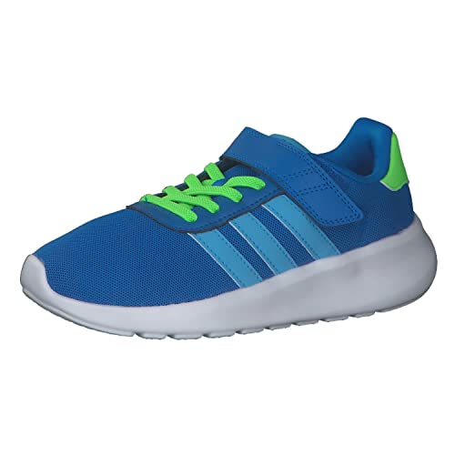 adidas Jungen Unisex Kinder Lite Racer 3.0 EL Running Shoe, Blue Rush/Sky Rush/Solar Green, 22 EU von adidas