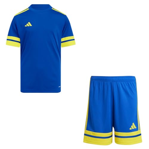 adidas Kinder Set Trikot + Hose Squadra 25 Team Royal Blue/Yellow 164 von adidas