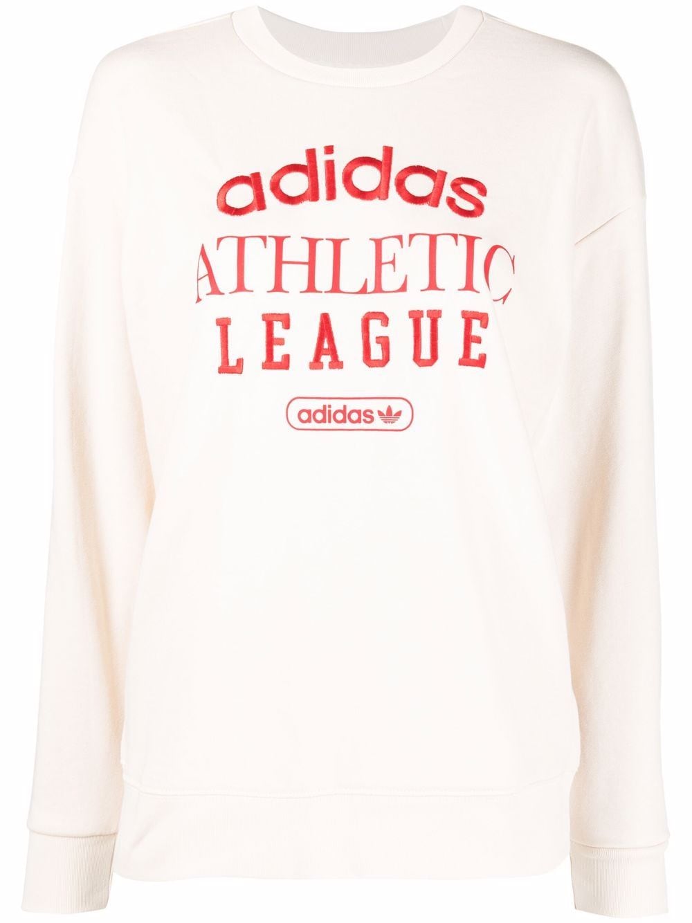 adidas Langarmshirt mit Logo - Nude von adidas