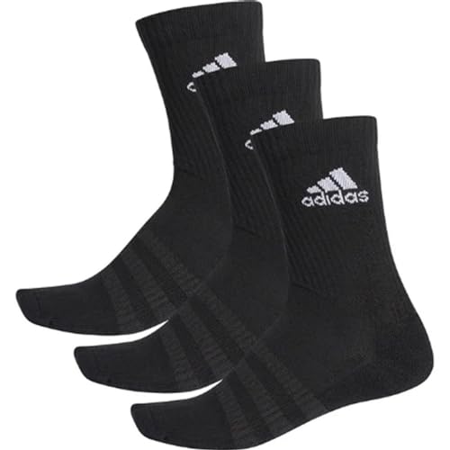 adidas Light Crew Socks Socken 3er Pack (black, l) von adidas