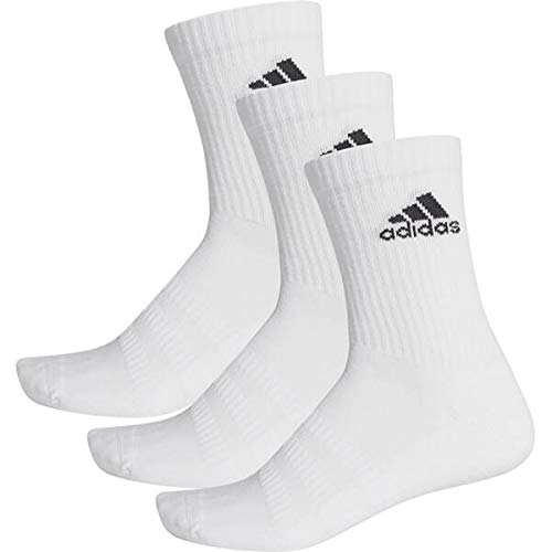 adidas Light Crew Socks Socken 3er Pack (white, l) von adidas