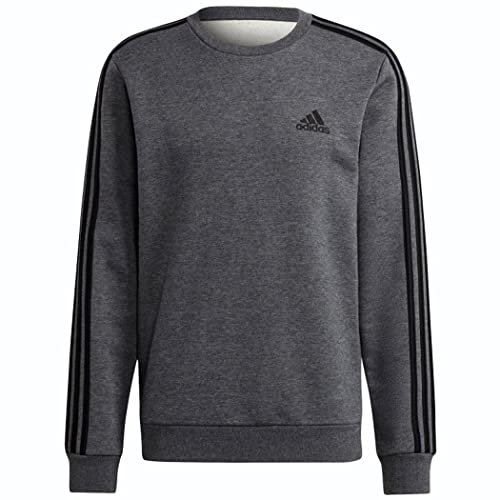 adidas M 3s FL SWT Sweatshirt für Herren, Mehrfarbig (Brgros/Schwarz), XL von adidas