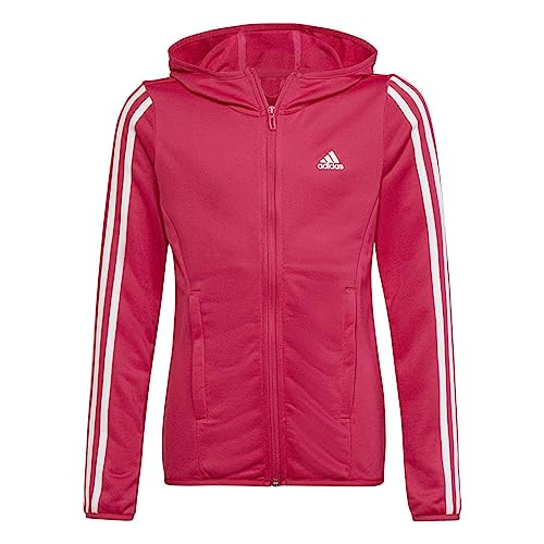 adidas Mädchen G 3s Fz Hd Hoodie, Terema/Weiß, 12 años von adidas