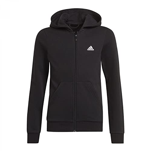 adidas Mädchen G Bl Fz Kapuzenpullover, schwarz/weiß, 7 años von adidas