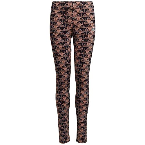 adidas Mädchen Logo Tig Leggings, Ambient Blush/Legend Ink/White, 13-14 Jahre EU von adidas