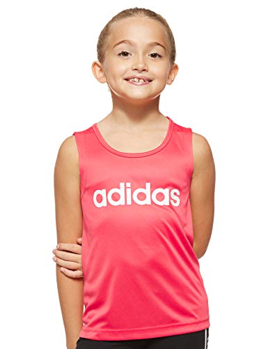 adidas Mädchen Yg C Tank Ärmelloses Top, Rosbas, 128 von adidas