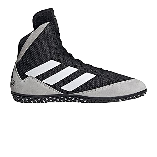 adidas Mat Wizard 5 Wrestling Shoes (Black/Grey/White, 10) von adidas