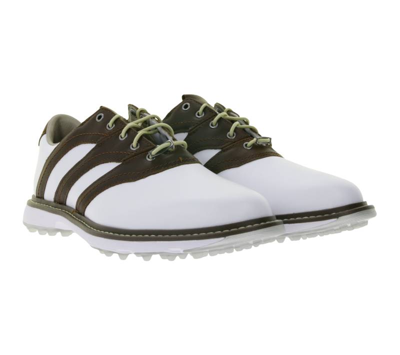 adidas Mc Z-Traxion Spikeless Damen Golf-Schuhe mit Boost-Zwischensohle Sport-Schuhe mit Lightstrike-Dämpfung und Boost-Ferse IG0910 Weiß/Braun von adidas