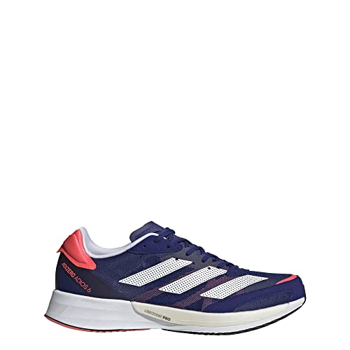 adidas Men's Adizero Adios 6 Legacy Indigo/FTWR White/Turbo 11.5 D von adidas