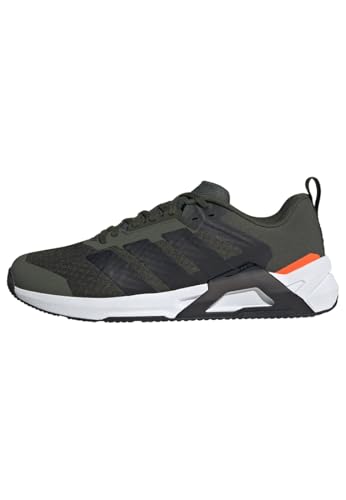 adidas Men's Dropset Control Trainingsschuh Night Cargo/Core Black/Impact Orange 44 von adidas