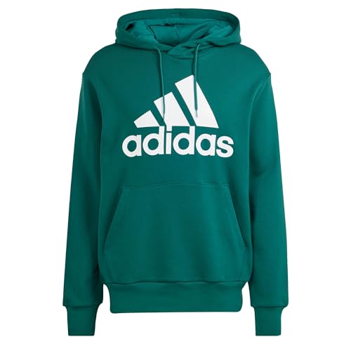 adidas Men's Essentials French Terry Big Logo Hoodie, Collegiate Green, M von adidas