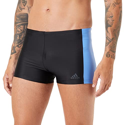 adidas Men's FIT 3SECOND BX Swimsuit, Black/Reablu, L/XL von adidas