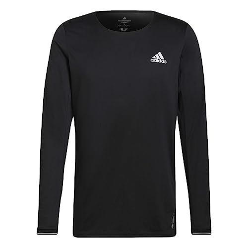 Adidas Men's Fast LS Men Sweatshirt, Black, L von adidas