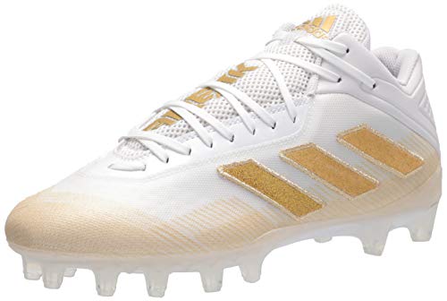 adidas Men's GNE68 Football Shoe, White/Gold Metallic/White, 14 von adidas