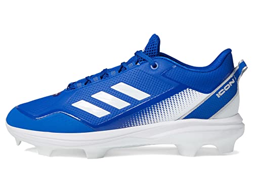 adidas Men's Icon 7 TPU Baseball Shoe, Team Royal Blue/Silver Metallic/White, 10 von adidas