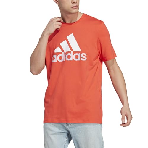 ADIDAS Men's M BL SJ T T-Shirt, Bright red, Medium von adidas