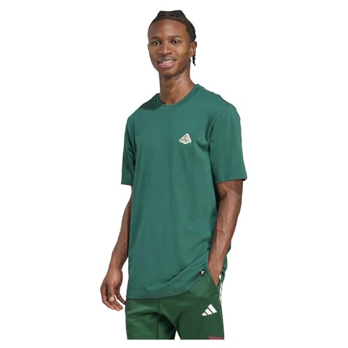 adidas Men's Mini Pizza Graphic T-Shirt Collegiate Green XL von adidas