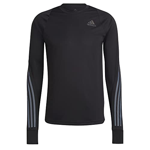 adidas Men's Run ICON LS Sweatshirt, Black, 2XL von adidas