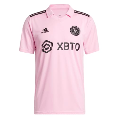 adidas Men's Soccer Inter Miami 22/23 Home Jersey (as1, Alpha, l, Regular, Regular) Pink von adidas