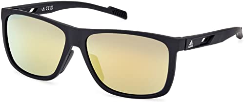 adidas Men's Sp0067 Sonnenbrille, 6002g Matte Blk/Brown Mirr[gb7381], One Size von adidas