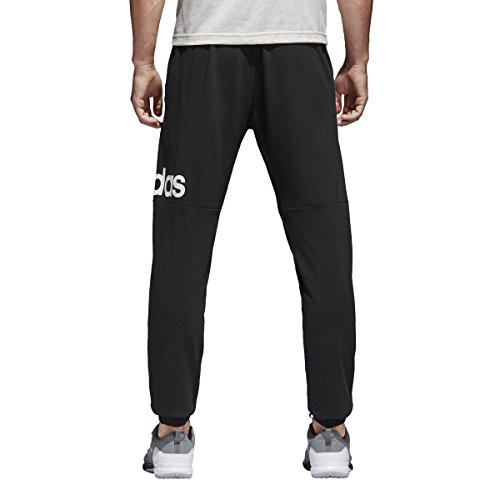 adidas Men's Standard Essentials Performance Logo Pants, Black/White, 4X-Large von adidas