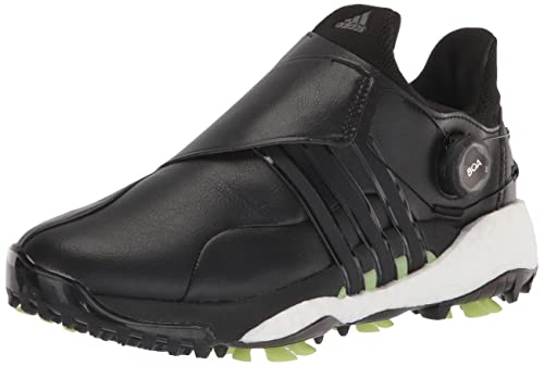 adidas Men's TOUR360 22 BOA Golf Shoes, Core Black/Iron Metallic/Pulse Lime, 8.5 von adidas