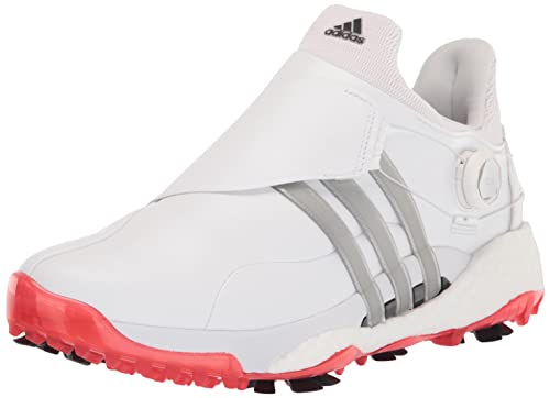 adidas Men's TOUR360 22 BOA Golf Shoes, Footwear White/Footwear White/Vivid Red, 13 von adidas
