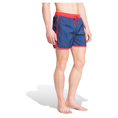 adidas Men's Tom Daley Badeshorts Semi Lucid Blue/Pure Ruby XL von adidas