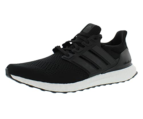 adidas Men's Ultraboost 1.0 Running Shoe, Black/White/Beam Green, 41 1/3 EU von adidas